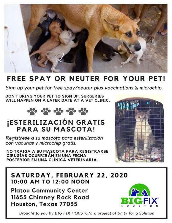 Free Pet Vaccinations Houston 2021 All Things About Pets
