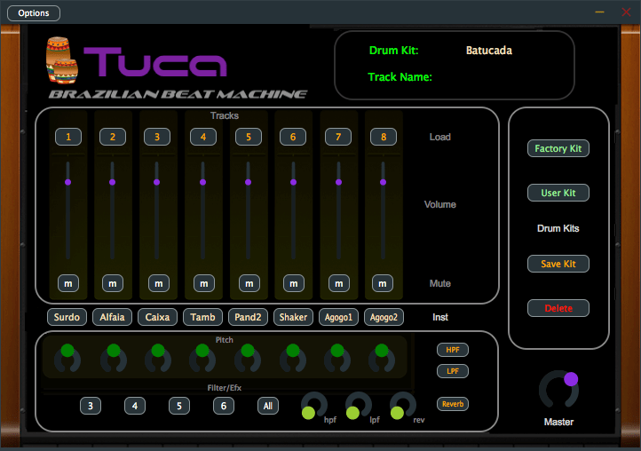 Tuca Drum Machine PlugIn Brazilloops