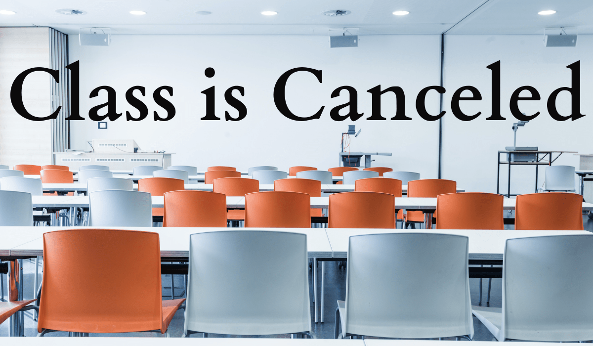 Class is Canceled Breach Secure Now!