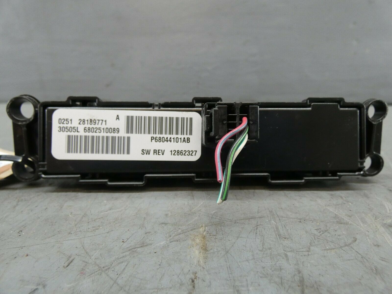 2011 Jeep Compass 2.2CRD Hazard Warning Light Centre Console Switch