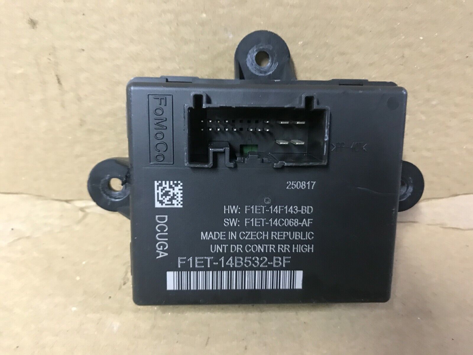FOCUS RS MK3 DRIVER OR PASSENGER REAR DOOR CONTROL MODULE F1ET14B532