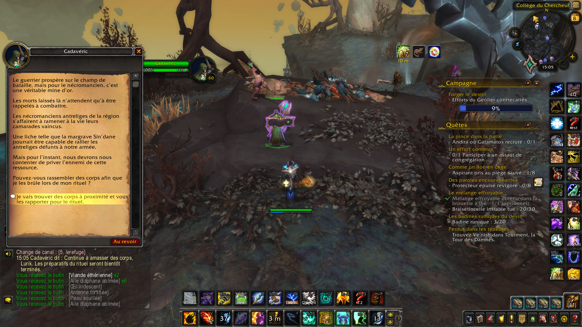 Ptérocarne WoW, comment faire le rare à Korthia Breakflip