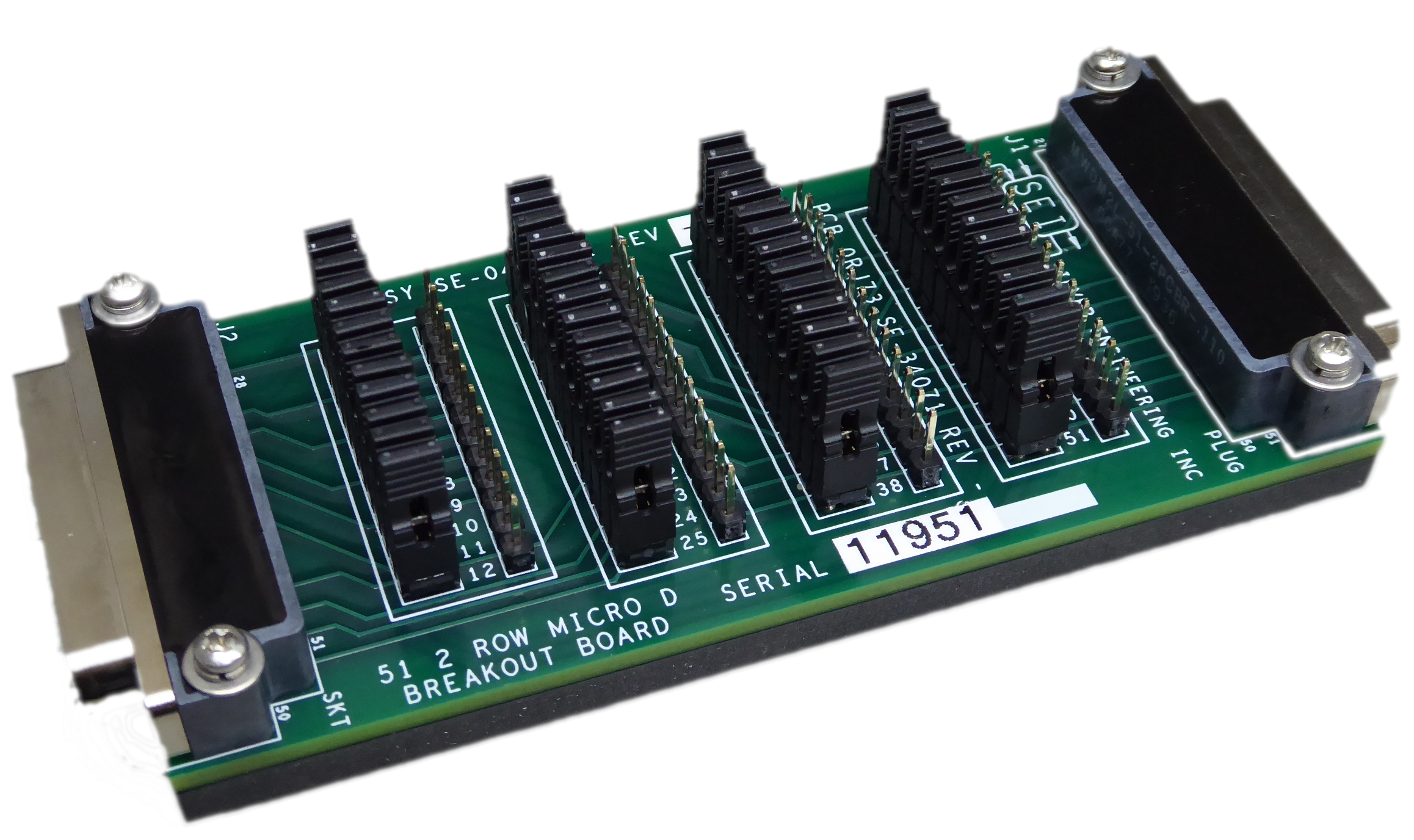 MicroD Series 51 Position (2Row) Breakout BoardSE040111