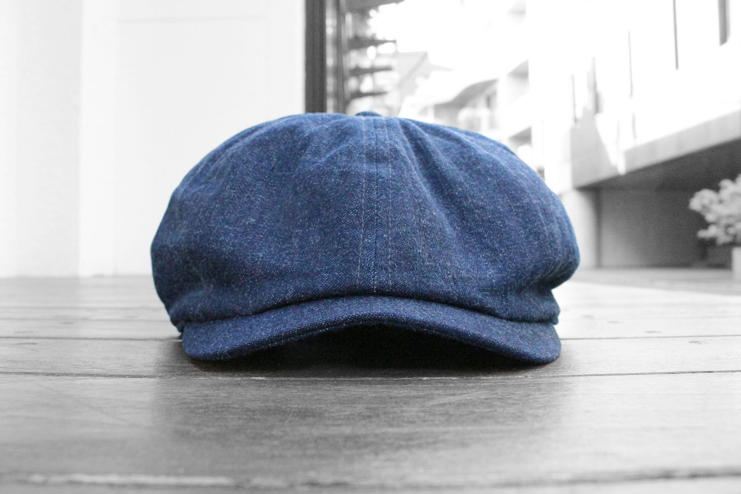 RRL DENIM NEWSBOY CAP BREAKS GENERAL STORE