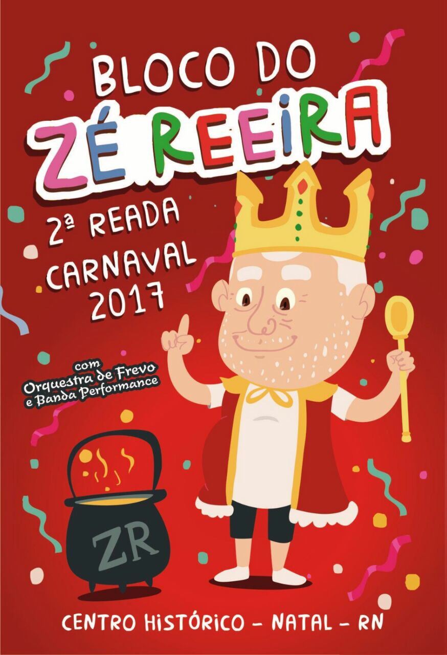 Agendão feliz do carnaval de Natal 2017 Brechando