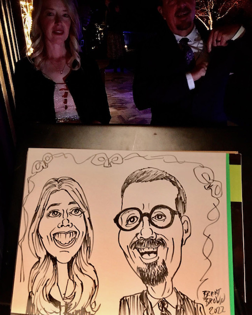 Weaver House Caricatures in Waynesville Brent