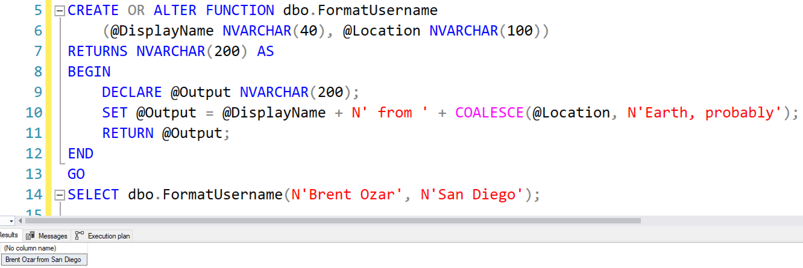 How Scalar UserDefined Functions Slow Down Queries Brent Ozar Unlimited®