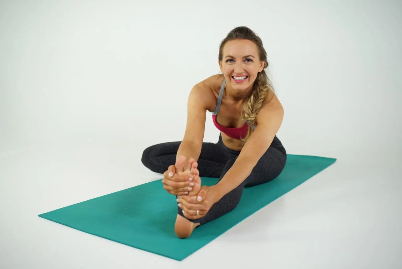 How To Do Head to Knee Forward Bend Pose Brett Larkin Yoga