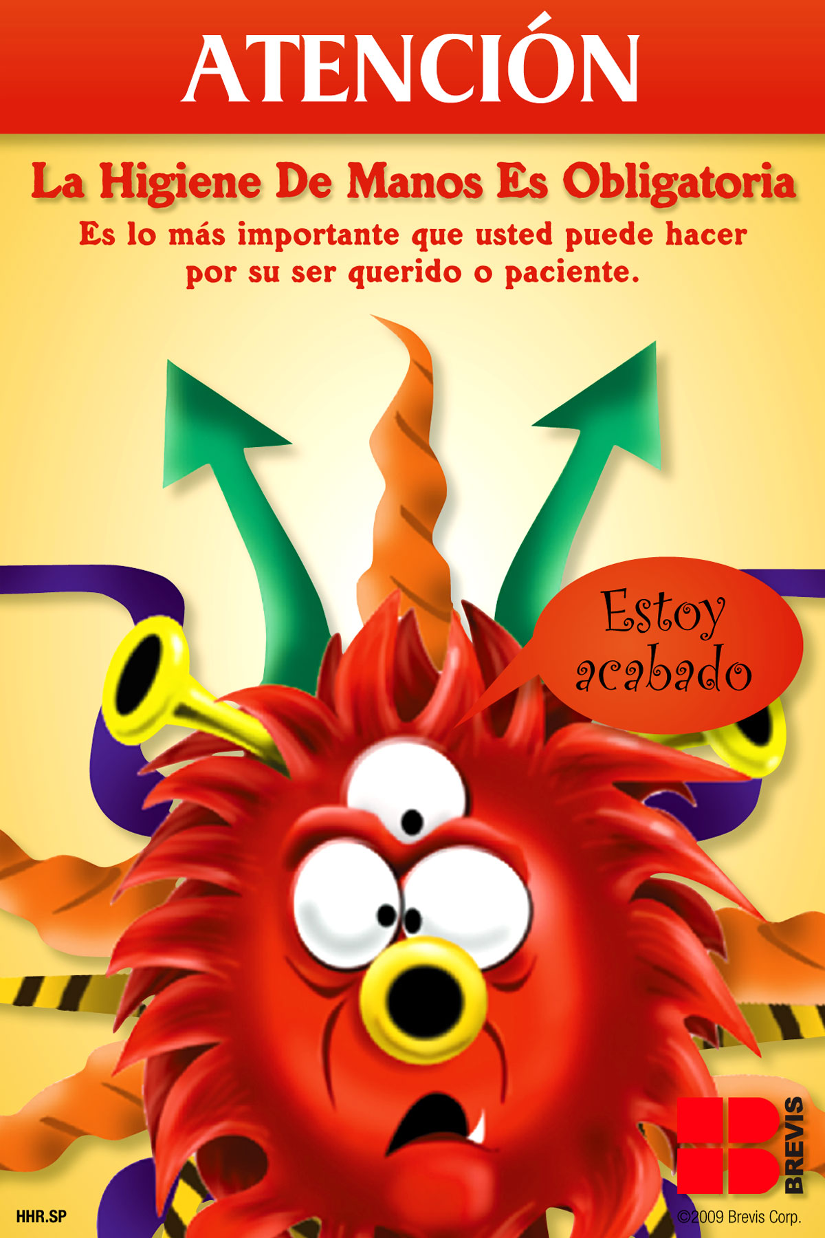 Hand Hygiene Required Info Cards Style 1 (Spanish) Brevis