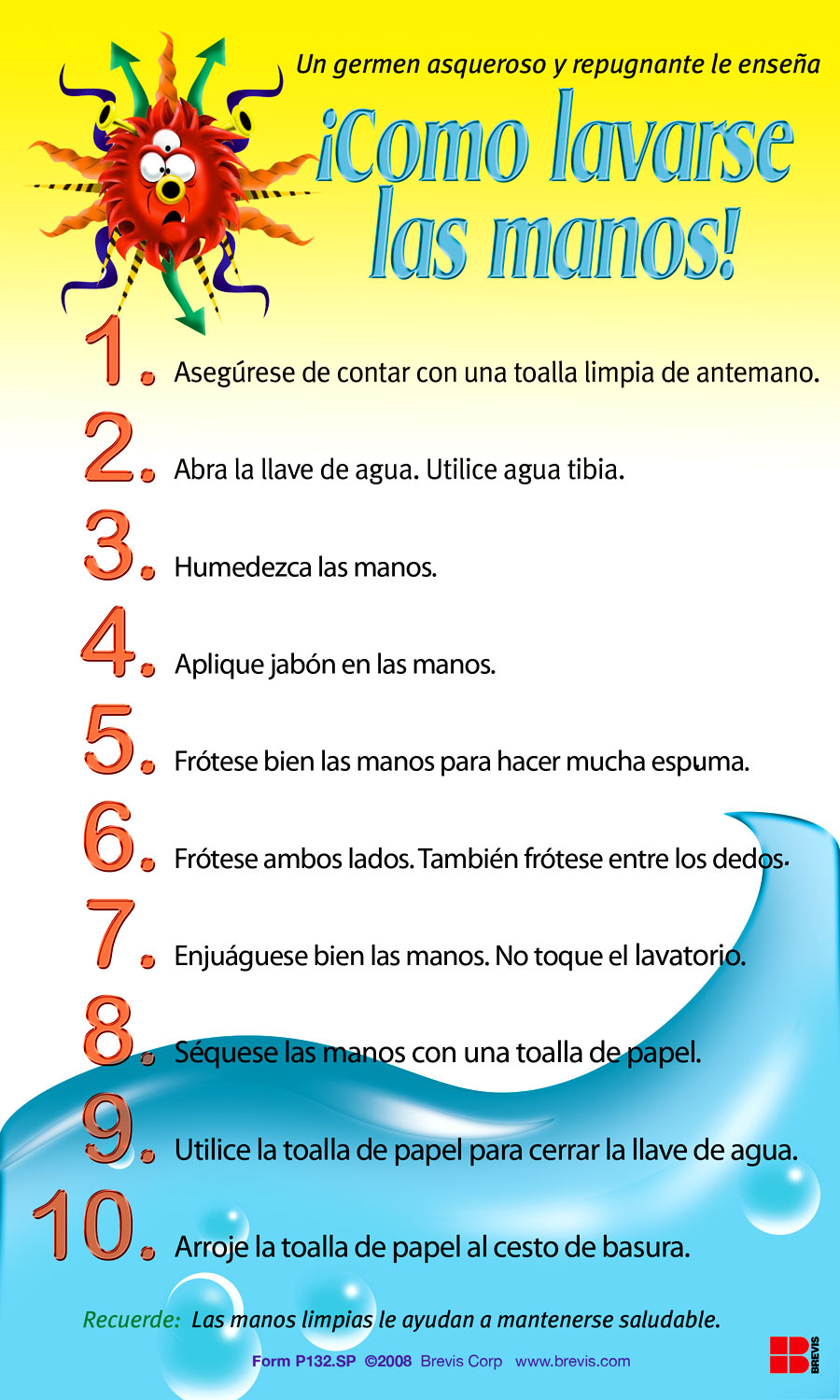 How to Wash (Spanish) Laminated Brevis