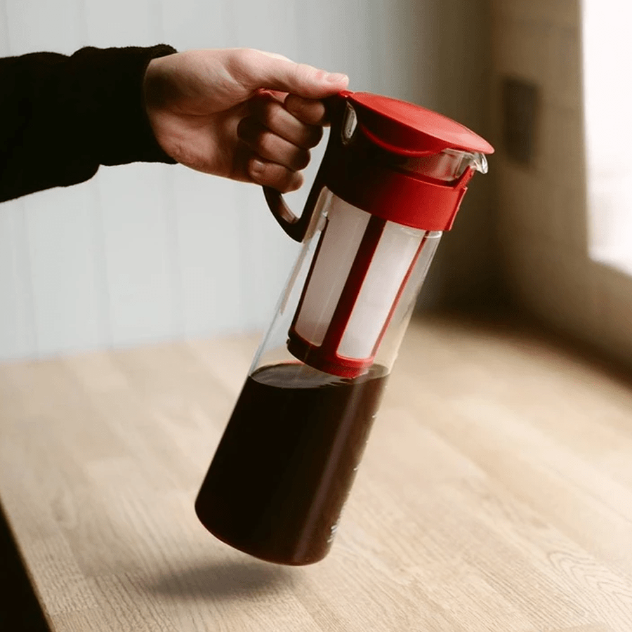 'Mizudashi' Cold Brew, Red, 1Ltr. by HARIO BREW Tea & Coffee Merchants