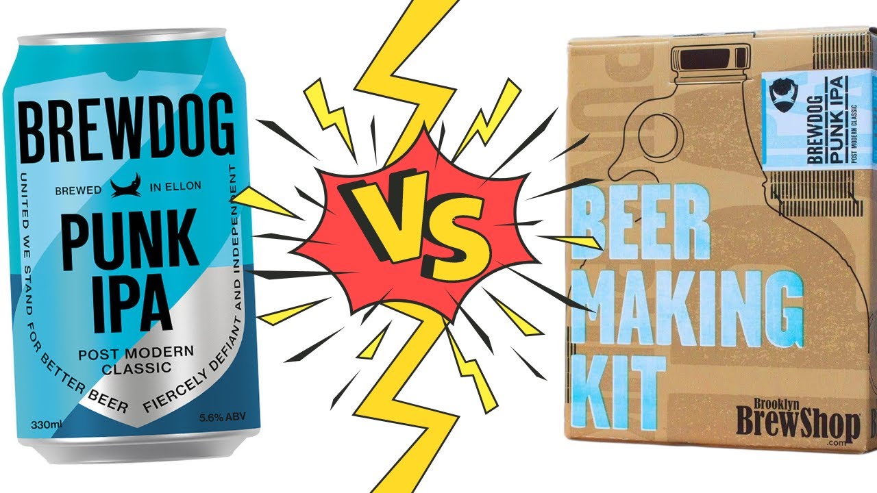 BrewDog Punk IPA vs Brooklyn Brew Shop Kit Taste Test Brew Insight