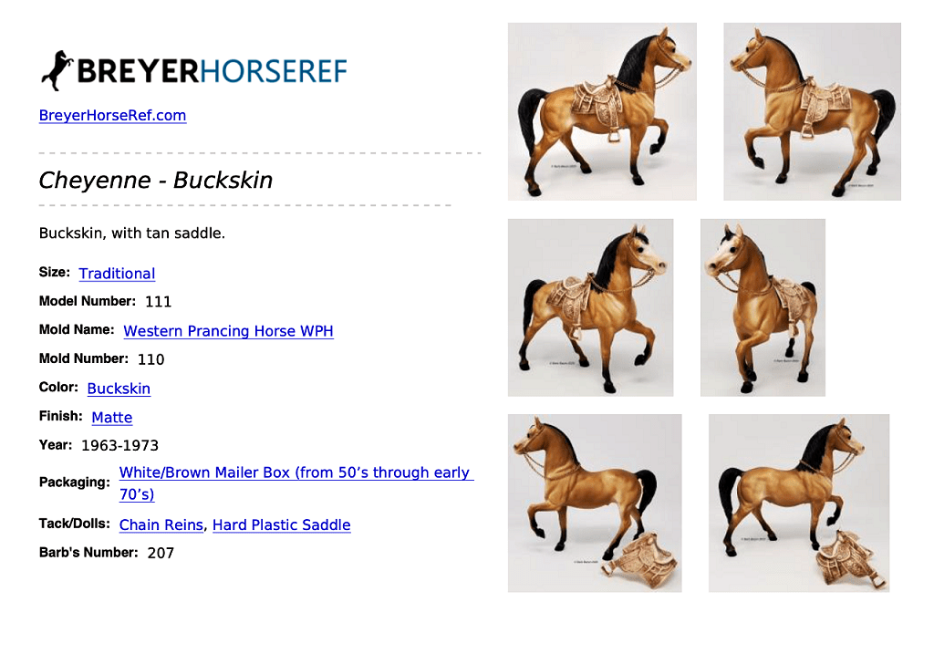 BreyerHorseRef | A Reference Site for Breyer Models!
