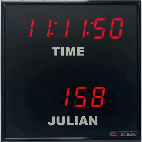 BRG Digital Julian Calendar Clocks