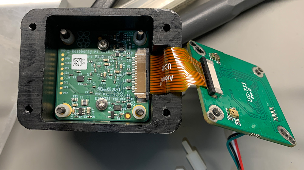 Raspberry Pi High Quality Camera on the Microscope