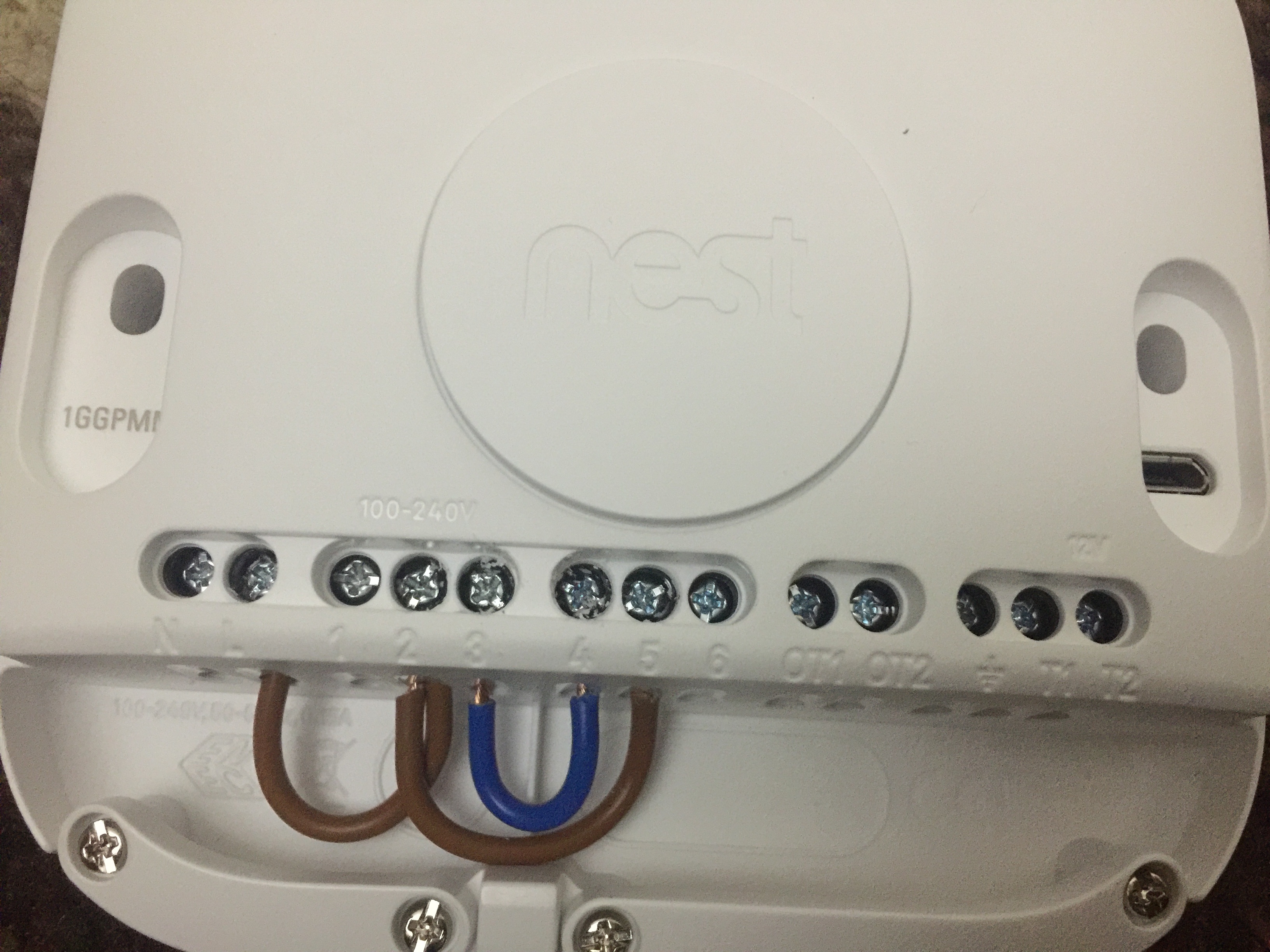 Nest Learning Thermostat 3rd Gen Hot Water Installation