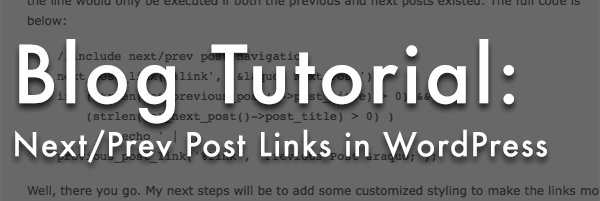 Blog Tutorial header image