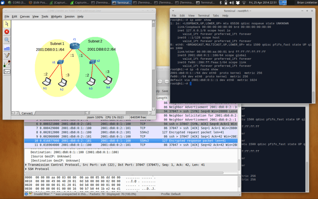 Testing IPv6 addressing in a network simulator Part 1 OpenSource