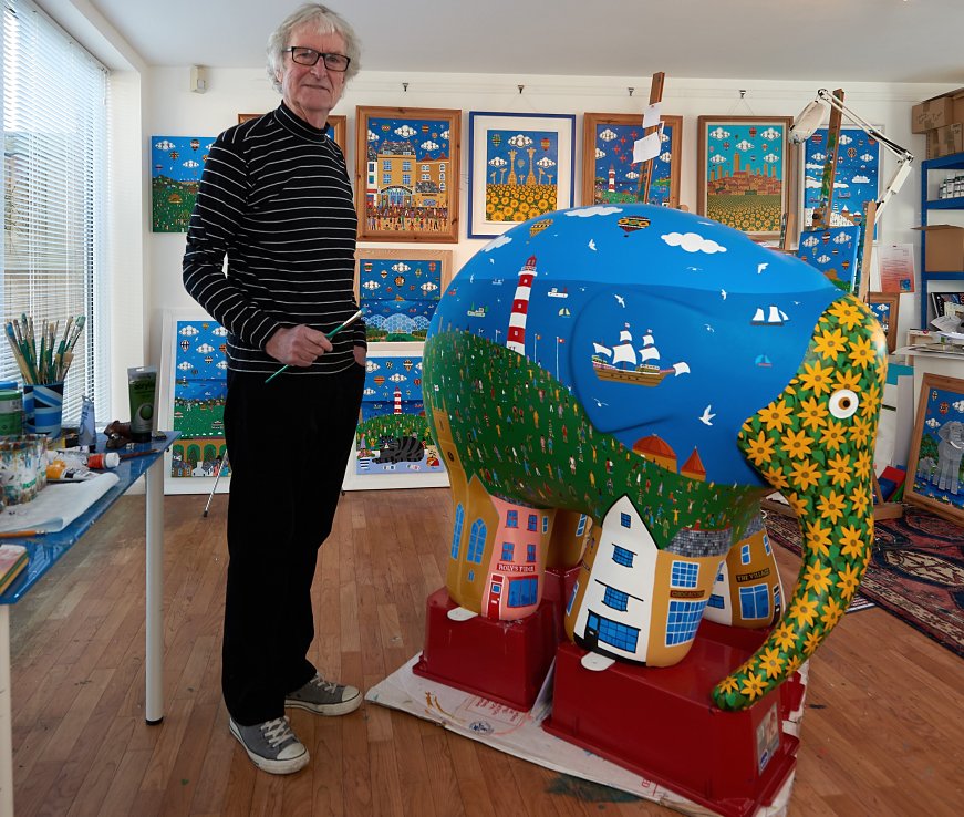 Brian Pollard Biography Naive Artist Plymouth Devon