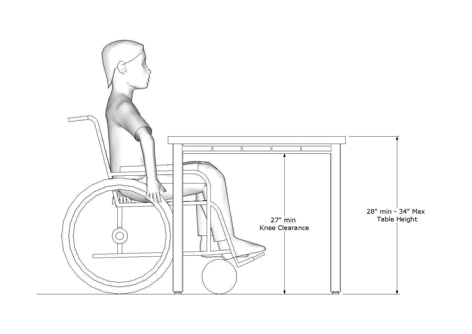 Requirements for ADA Compliant Dining Tables