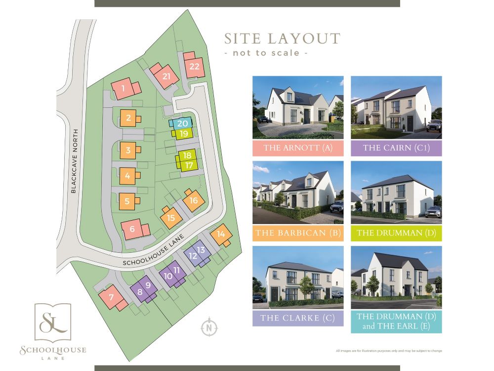 Schoolhouse Lane, Blackcave, Larne, New homes for sale in Northern Ireland