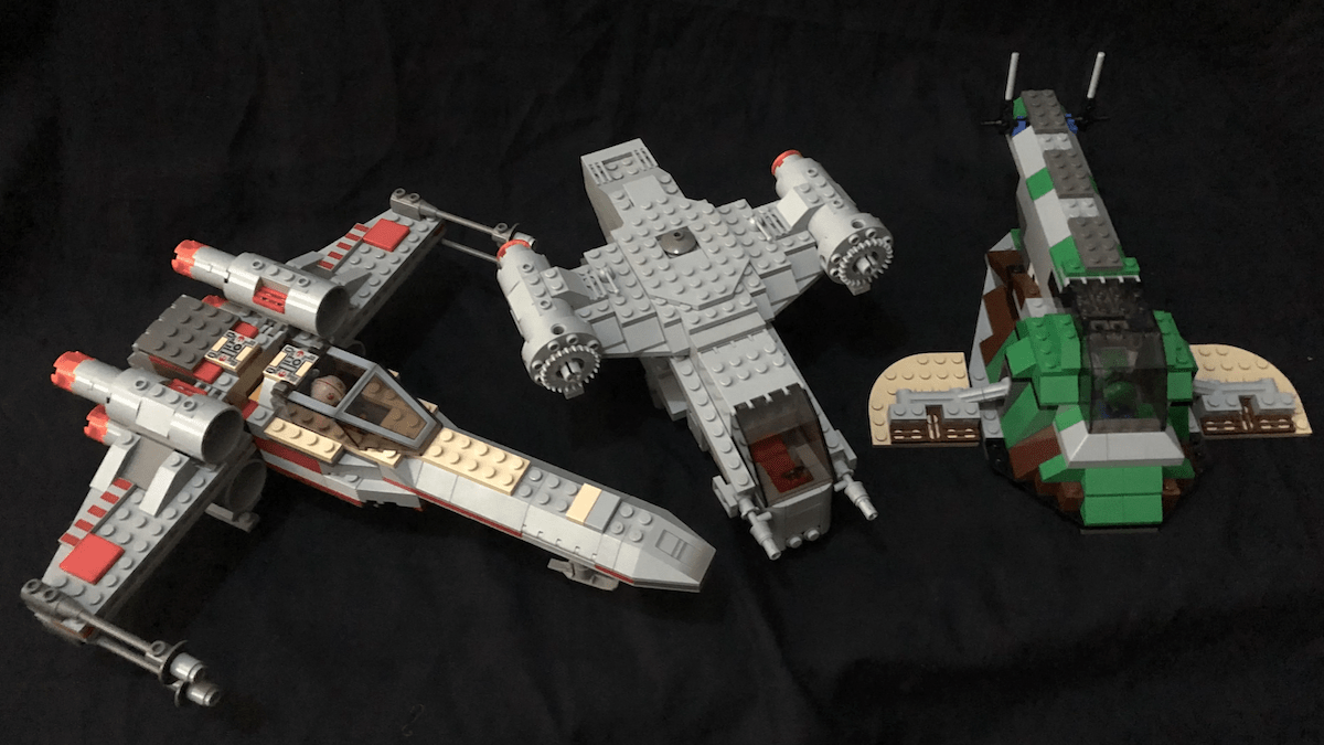 Imagine a LEGO Star Wars Razor Crest that came out in 1999