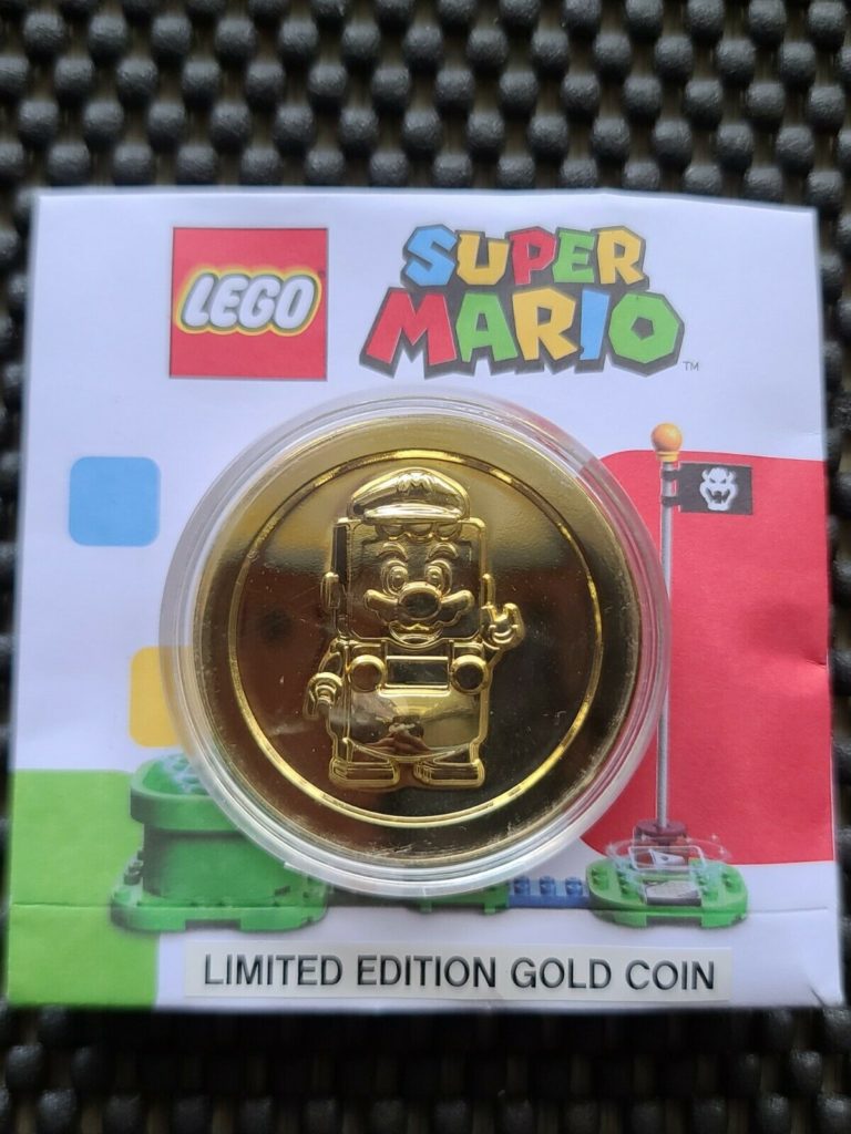 Check out these limited edition LEGO Super Mario coins