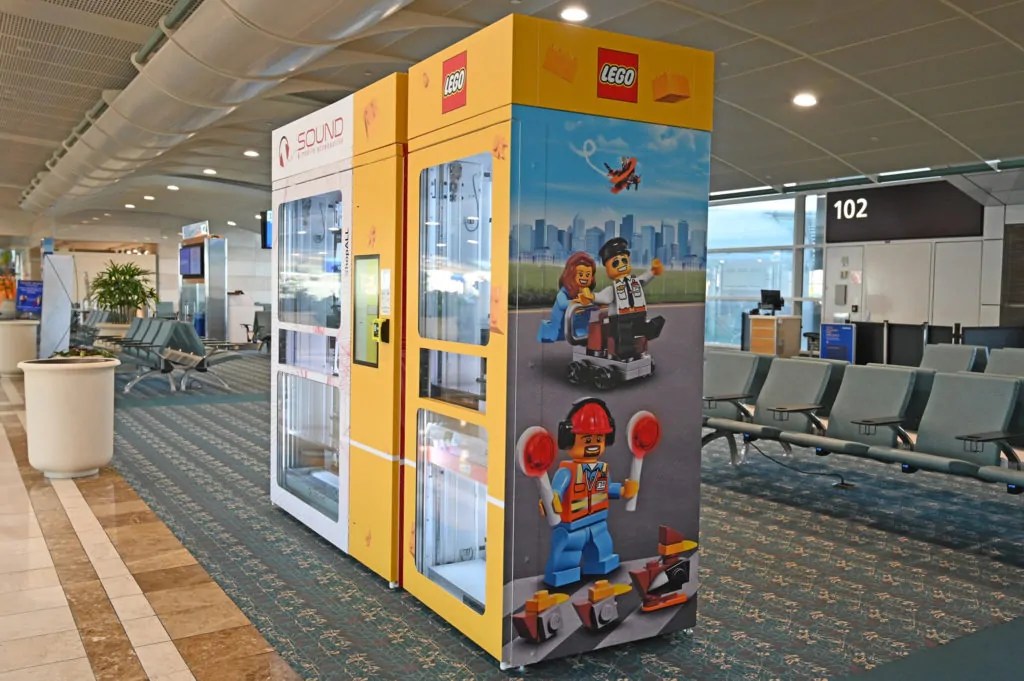 LEGO vending machines arrive