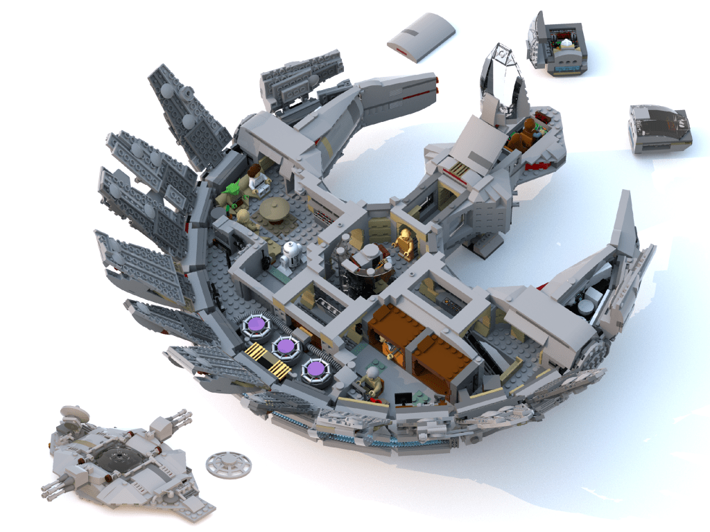 Brickfinder LEGO ReBrick Freighter Wars Results!