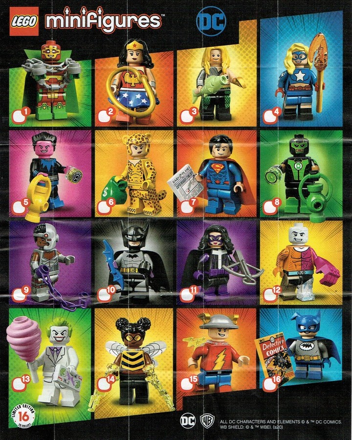 Brickfinder LEGO DC Super Heroes Collectible Minifigures (71026) Box