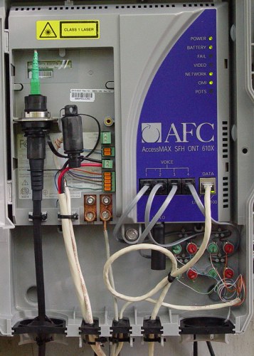 Installing Verizon FIOS fiber-optic Internet service to my house