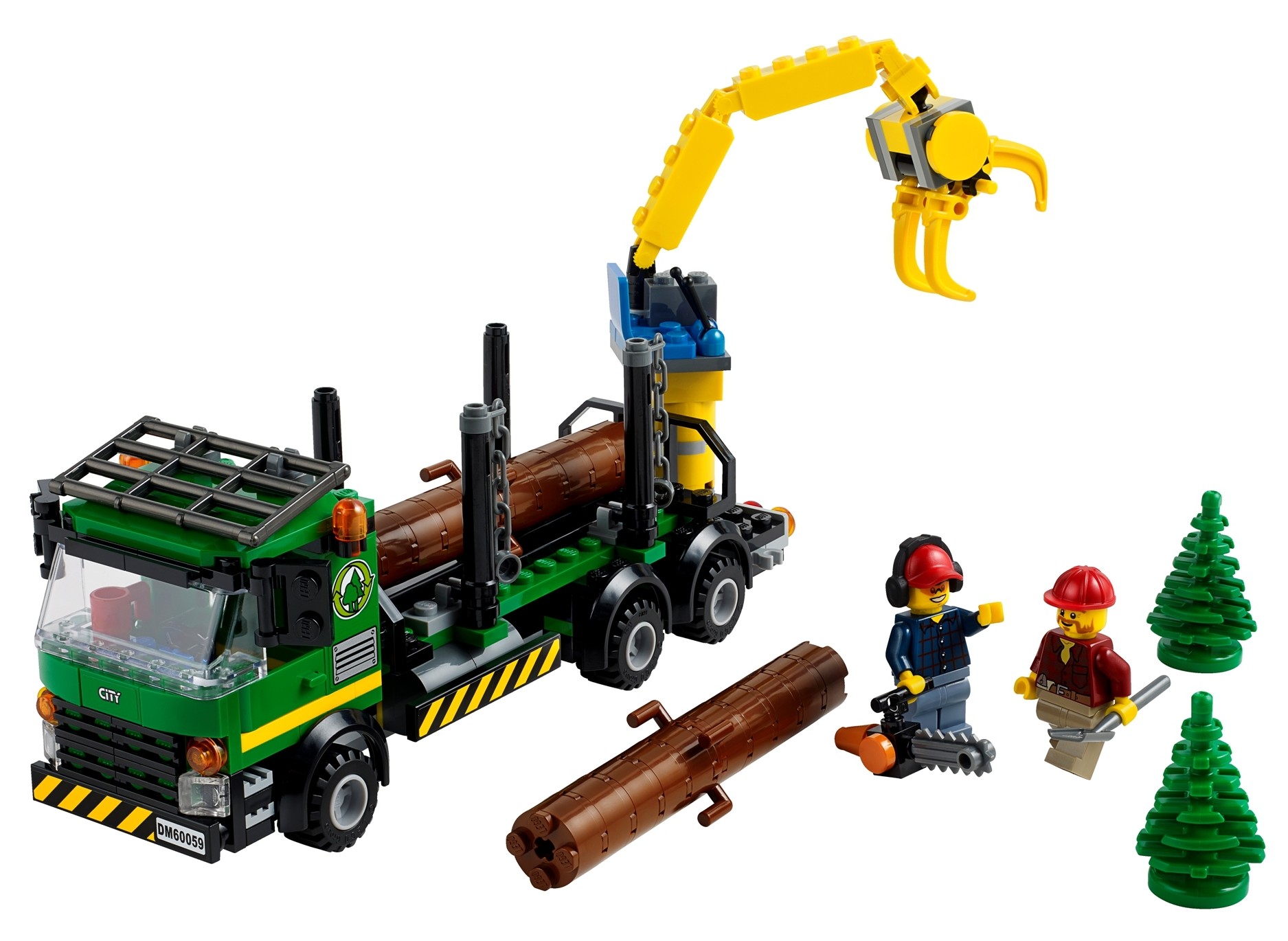 LEGO City Logging Truck 60059 Winter 2014 Set Photos & Preview