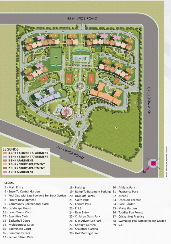 Great Value Anandam 2 & 3 BHK Luxury Tower in Sharanam, Noida