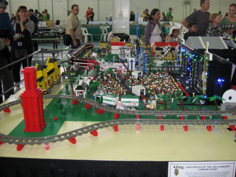 Photos of the 2009 Perth Adult Lego Society train layout LEGO Events