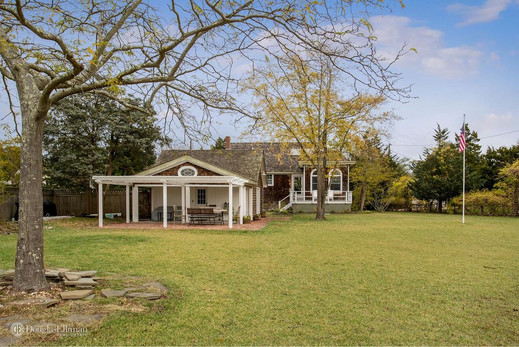 This North Fork house comes with a private dock