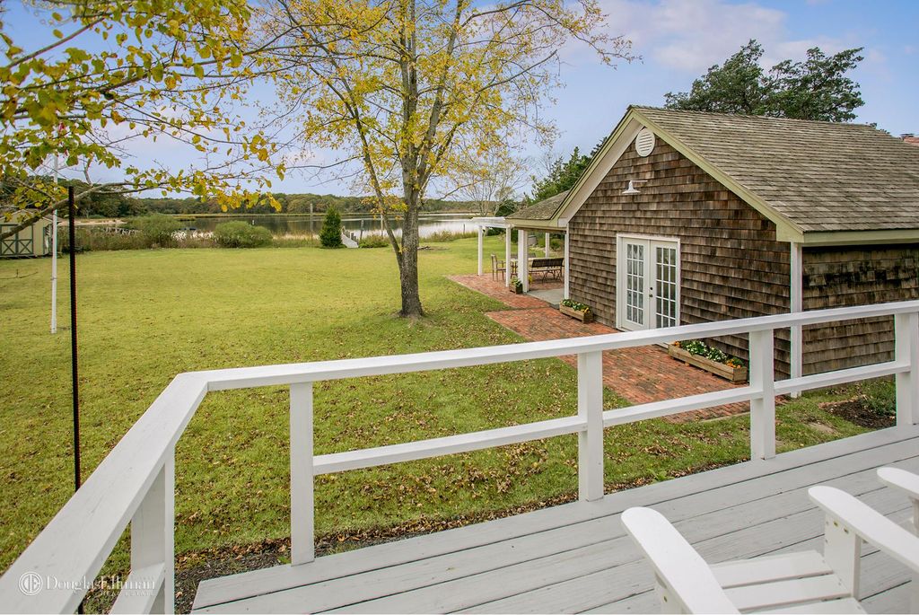 This North Fork house comes with a private dock