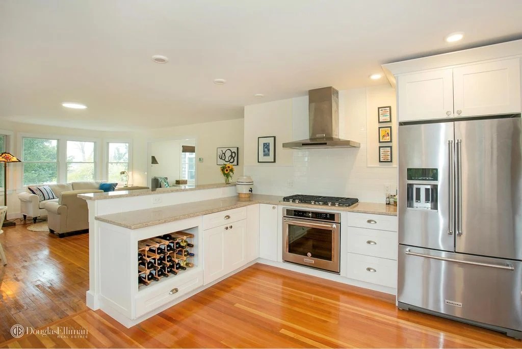 This North Fork house comes with a private dock