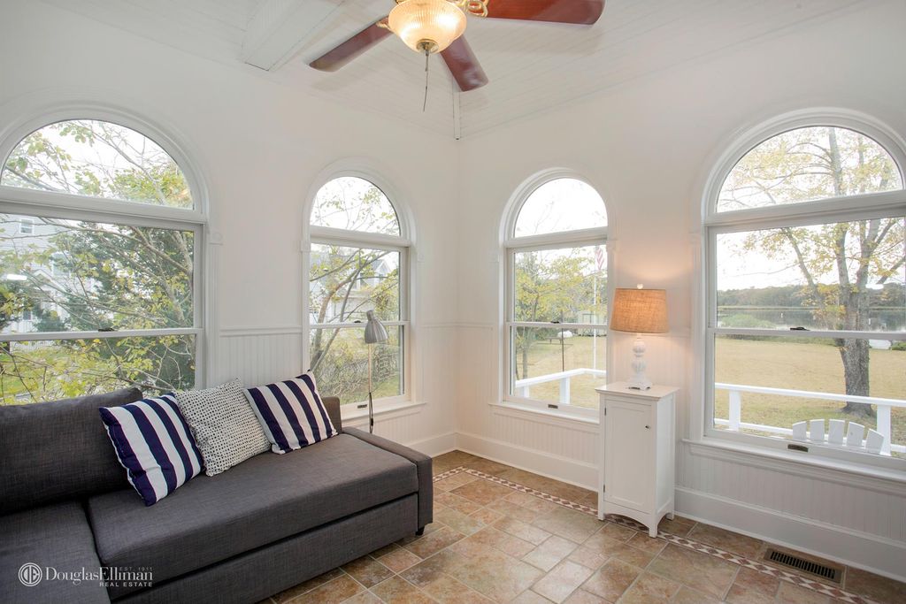 This North Fork house comes with a private dock