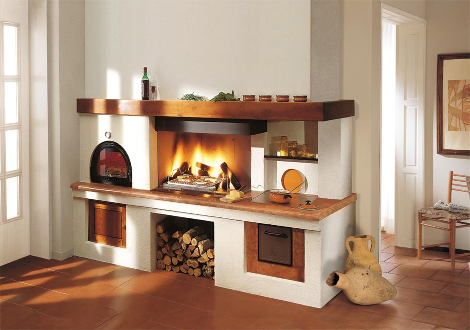 I 5 modelli più diffusi di stufe a legna