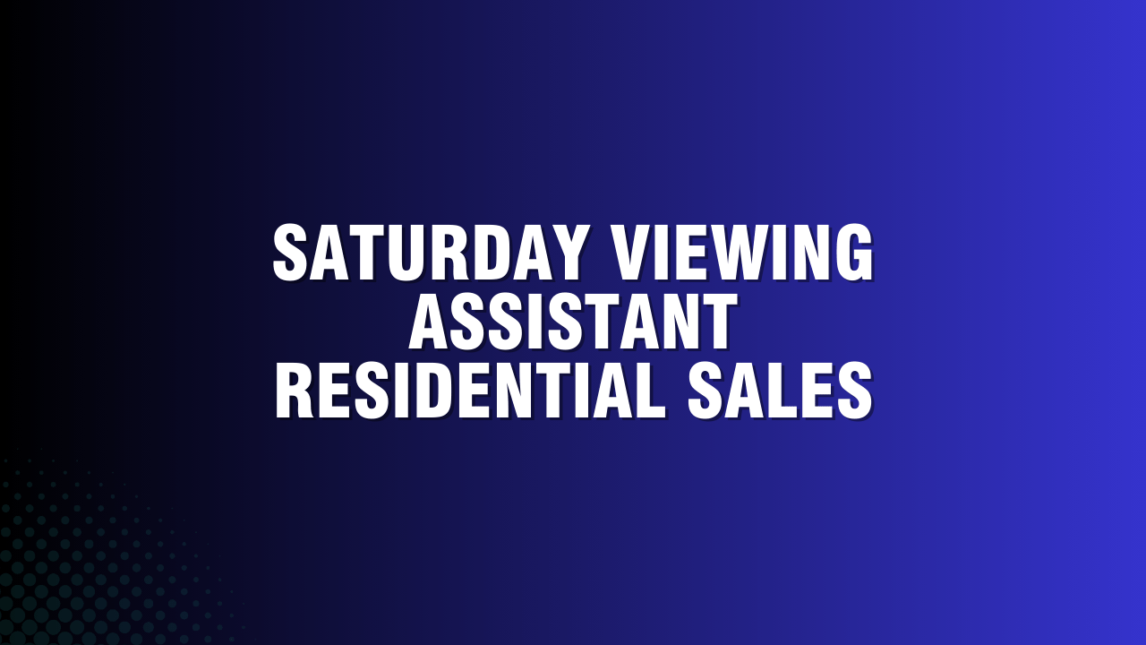 Sales Weekend Viewing and Admin Assistant Bridges Estate Agents