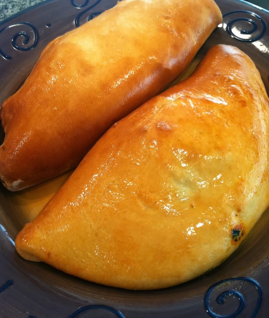 Bridgford Bread and Roll Dough Veggie Calzones! Bridgford Bread and