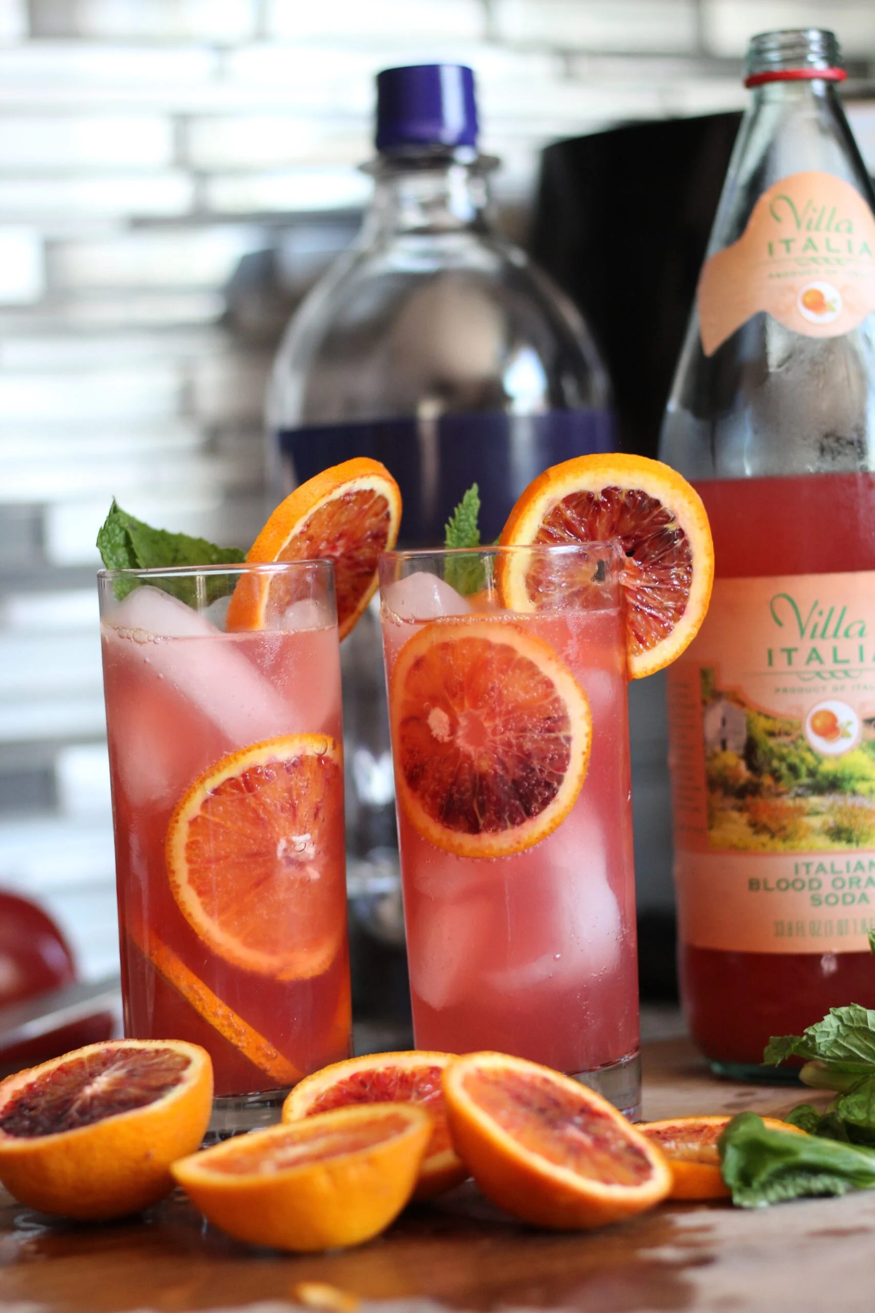 Italian Blood Orange Vodka Soda BriGeeski