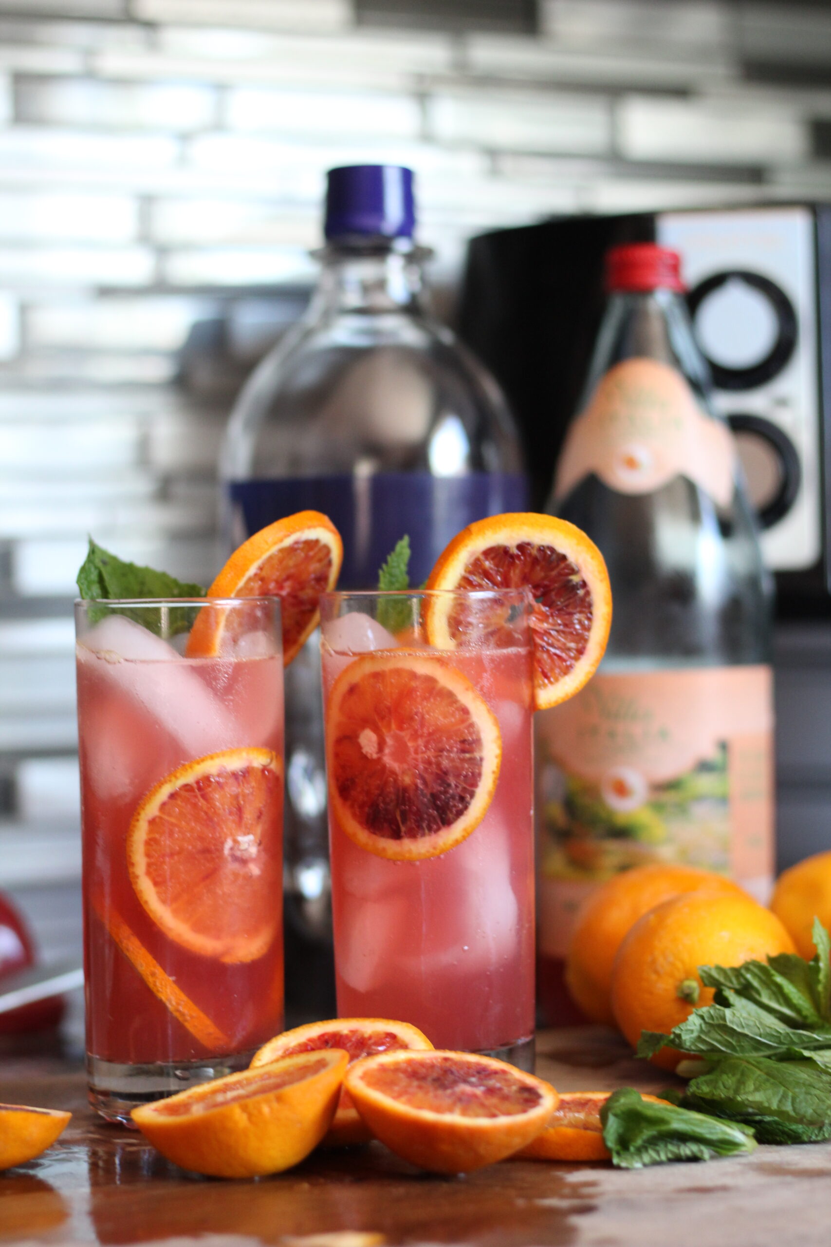 Italian Blood Orange Vodka Soda BriGeeski