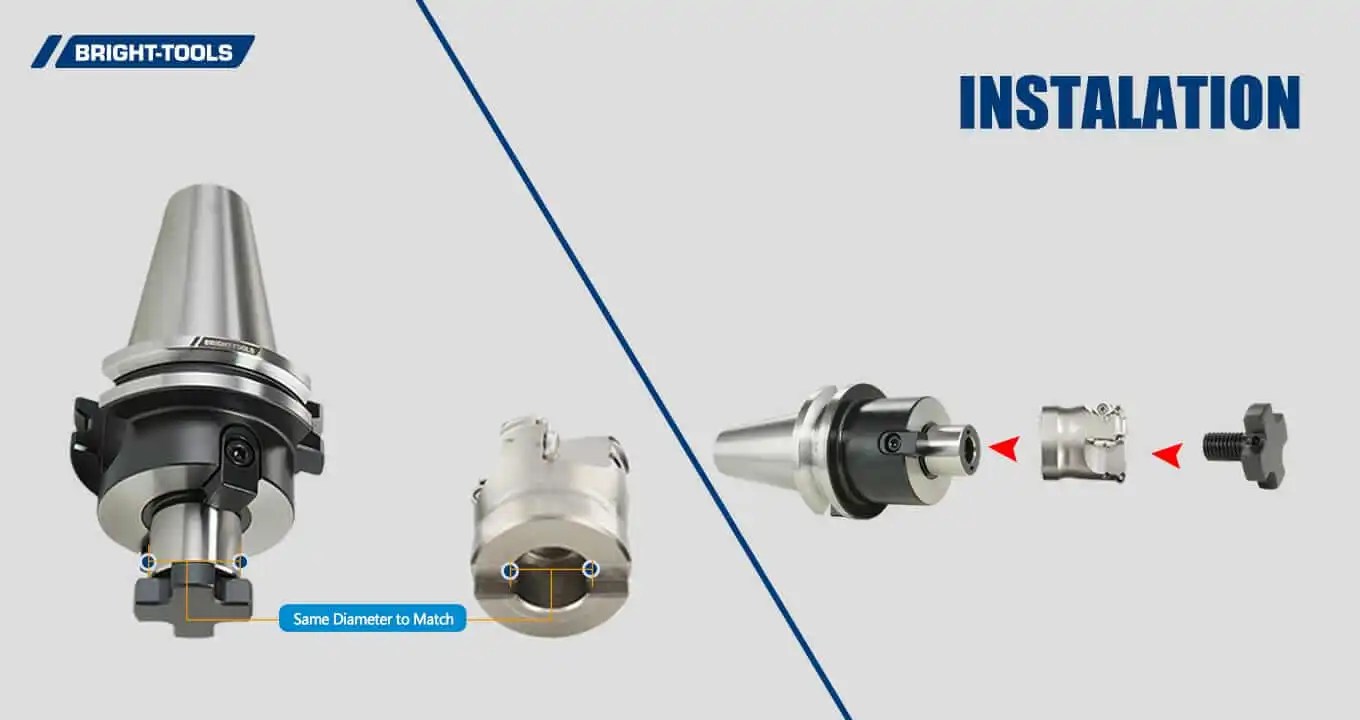 BRIGHTTOOLS Custom DIN 69871 Face Mill Holders Manufacturer China