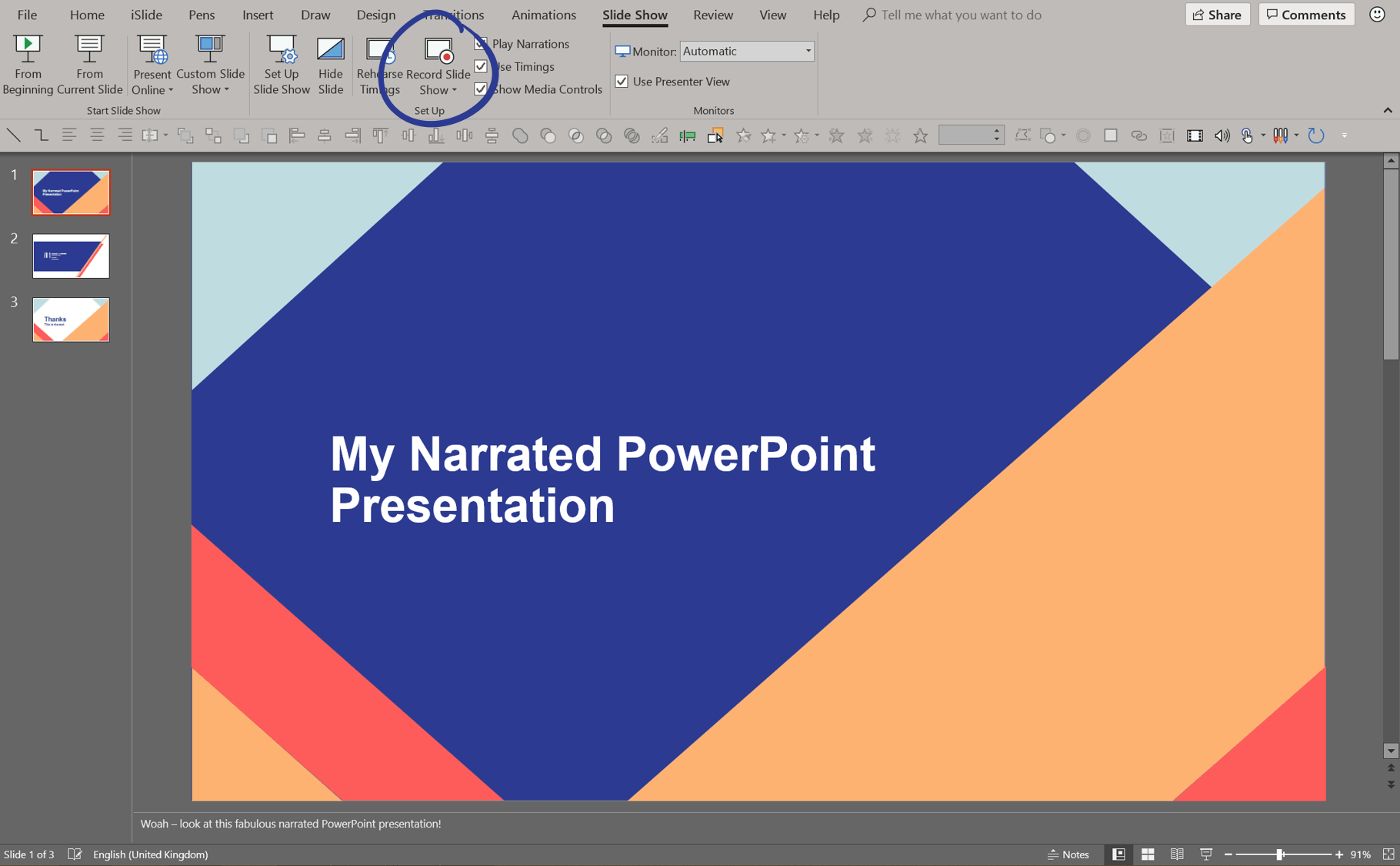 How to record narration in PowerPoint Updated BrightCarbon