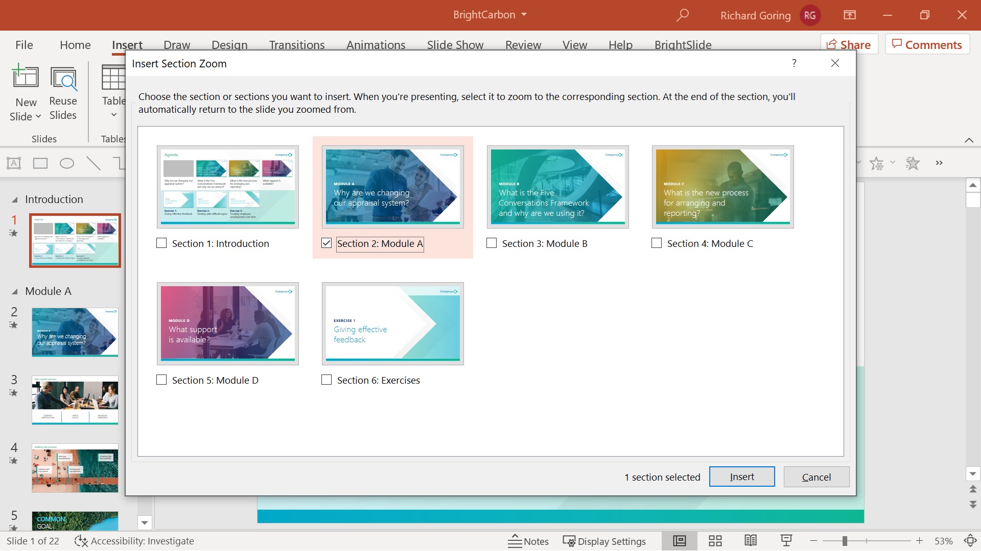 How to use PowerPoint Zoom links BrightCarbon