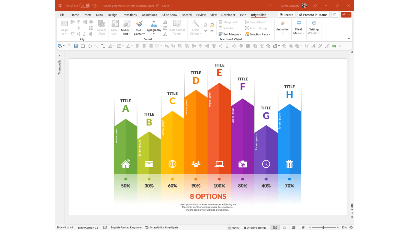 How to loop a sequence of PowerPoint animations BrightCarbon