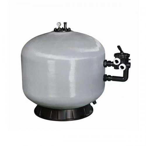 Side mounted sand filter
