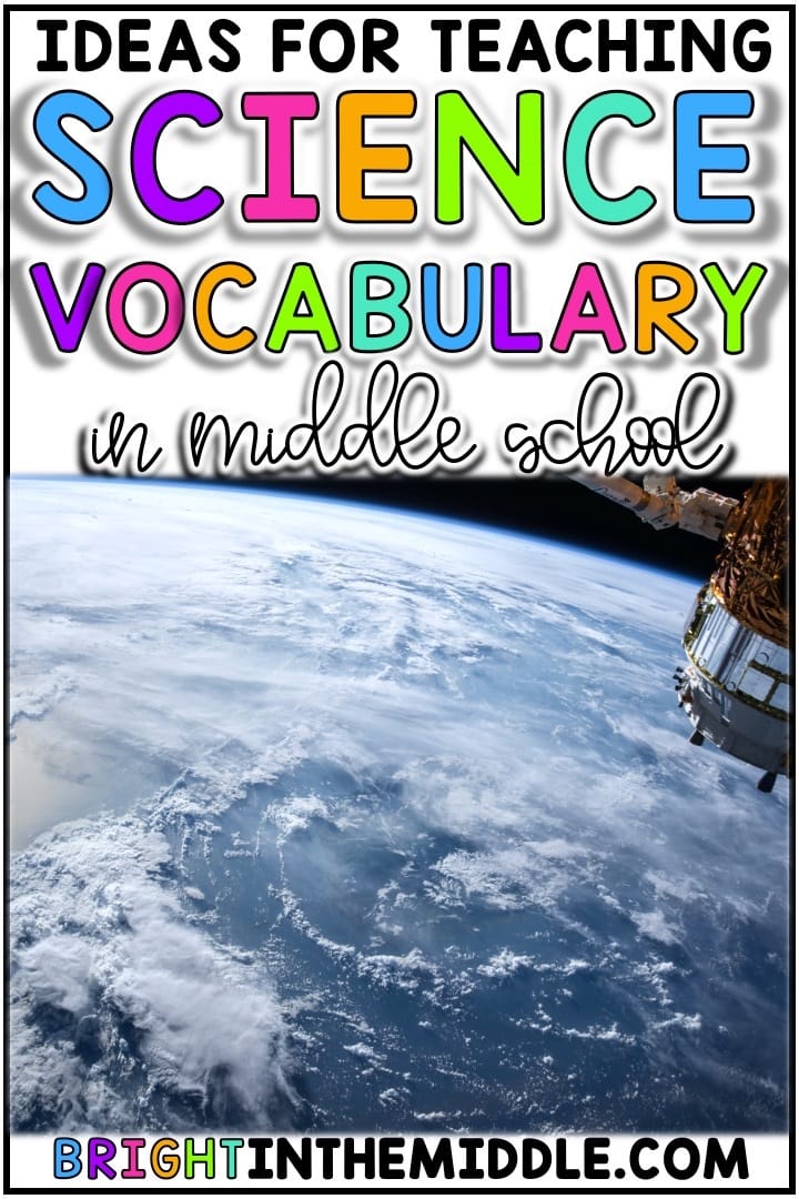 Teaching Science Vocabulary in Middle School Bright in the Middle