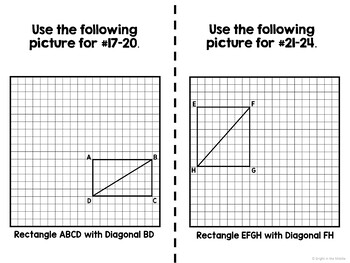 Transformations and Congruence Task Cards - 8.G.2 - Bright in the Middle